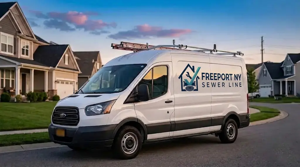 freeport ny sewer line van
